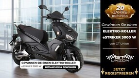 Gewinnspiel: schuhplus verlost Elektro-Roller eSTRIKER 3000 W