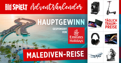 Gewinnspiel: BILDspielt Online Adventskalender