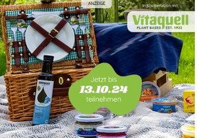 Gewinnspiel: Mitmachen und 5 Picknickkkörbe von Vitaquell gewinnen